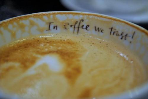 in coffee we trust
