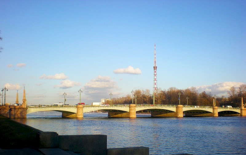 Ушаковский мост в санкт петербурге