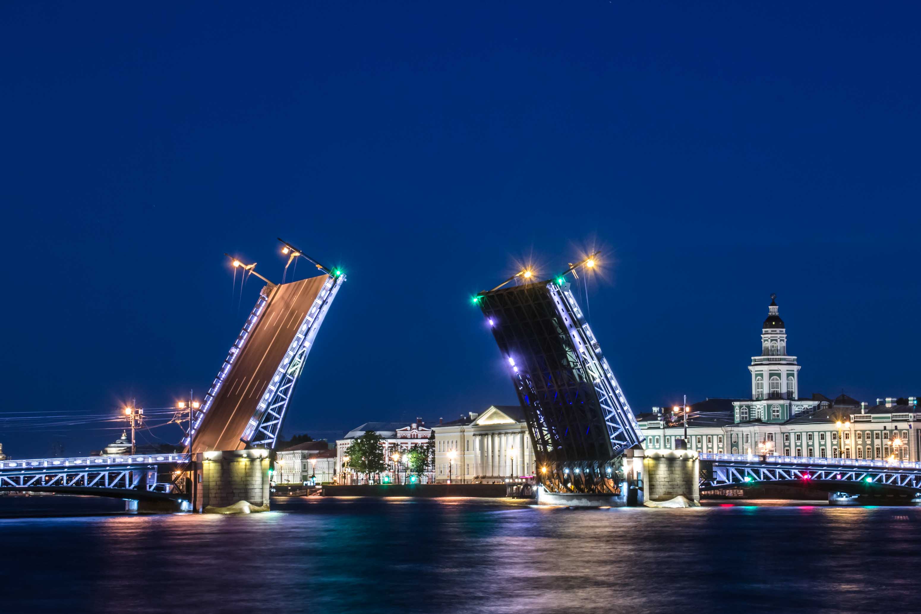 Санкт петербург разведение мостов