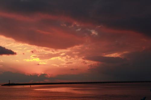 Black Sea and sky in Sochi