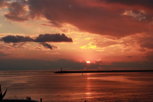 Pink sky