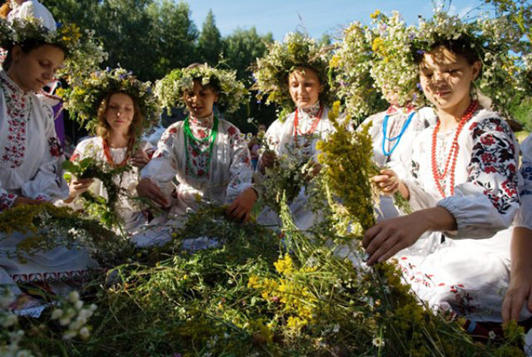 Картинки купальский венок