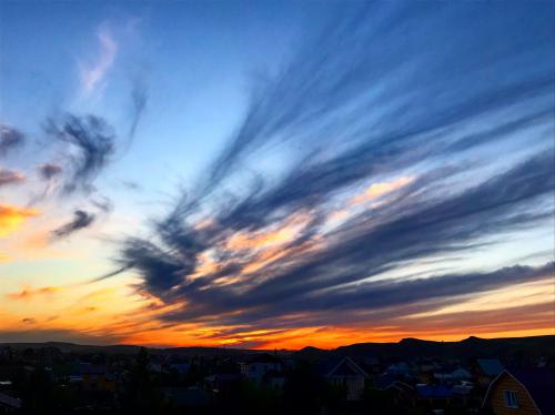Sky in the village