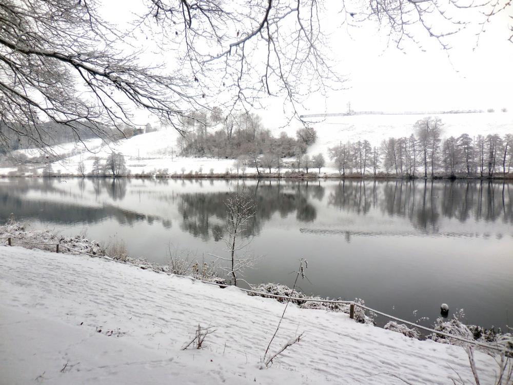 Малаховское озеро зимой