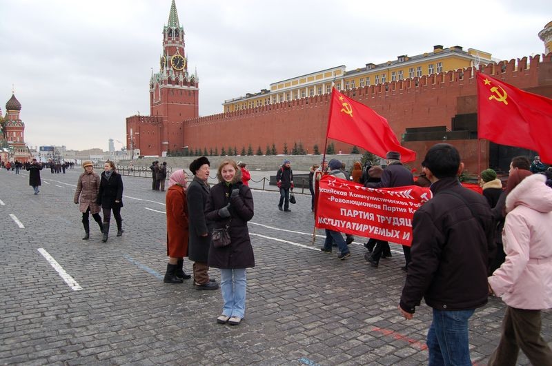 Демонстрация красная площадь