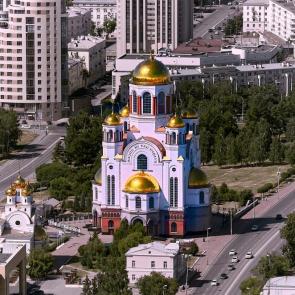 Фото: Храм на Крови с высоты птичьего полета