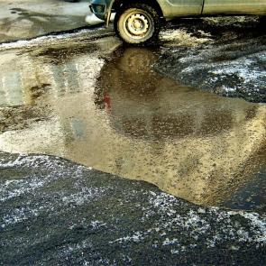 Фото: Первый ледок...